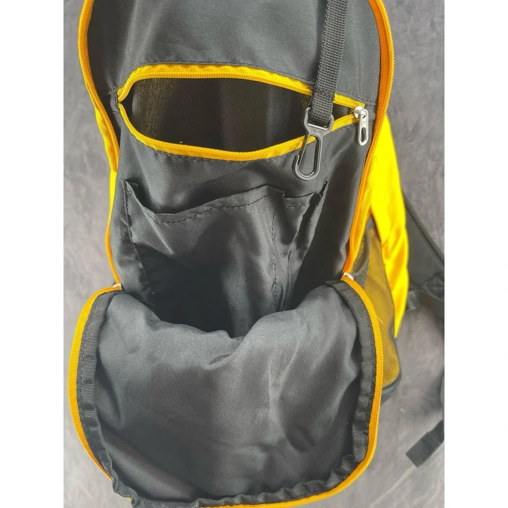 Rare VTG Nike Y2K Soccer Backpack #13 Yellow Black School Sports Bag Unisex